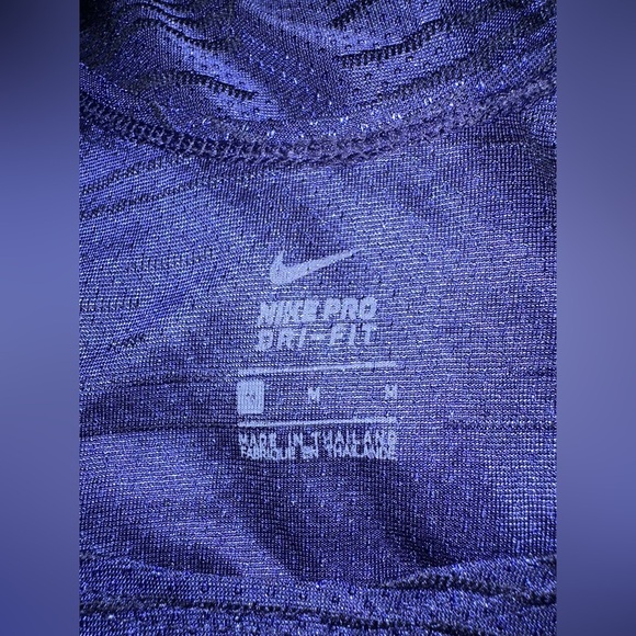Nike Pro Dri-FIT Blue Mesh Athletic Tank Top Size M - Picture 5 of 5
